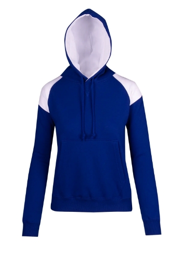 Picture of RAMO, Ladies Shoulder Contrast Panel Hoodie